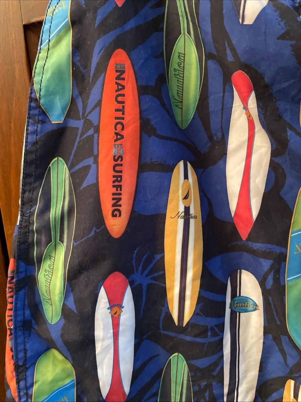 NICE Nautica mens swim shorts . Waist size 36